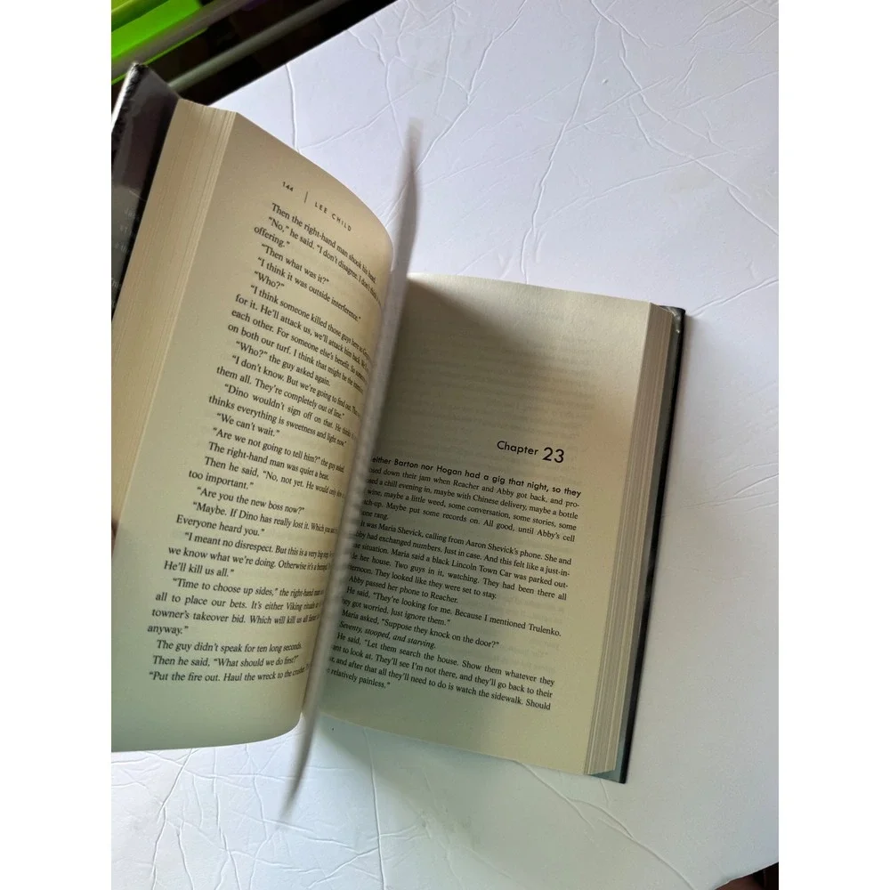 Lee Child Blue Moon Jack Reacher Novel Hardcover Thriller Book 2019